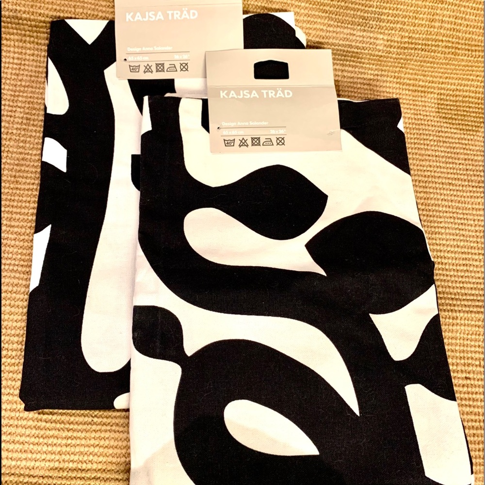 IKEA “KAJSA TRÄD” 26x26 100% Cotton pillow covers
